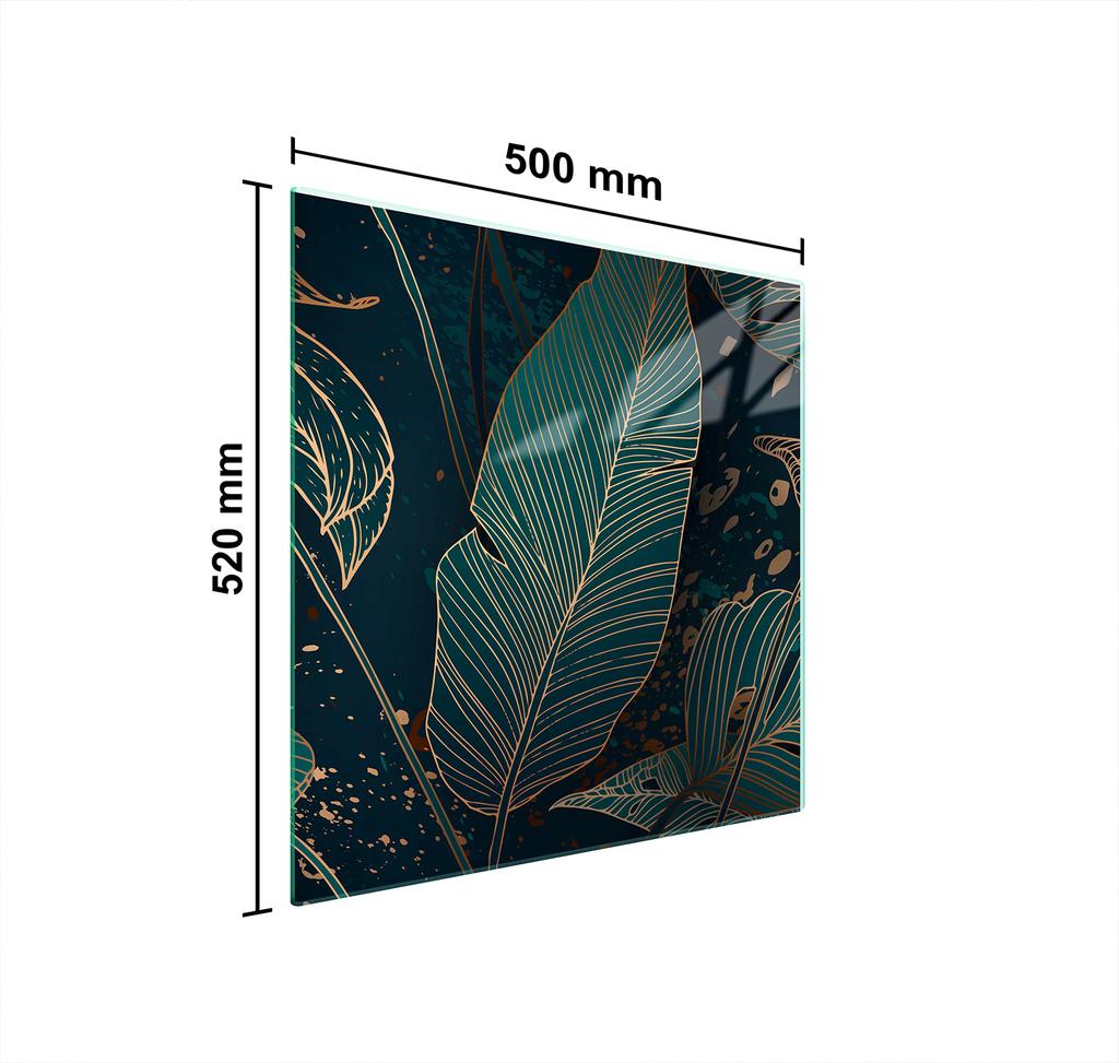 PLACA PROTECTORA DE CRISTAL PARA COCINA 50x52 HOJAS