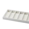 Eyeglass Display Tray, Frame Storage Box with Compartments, Velvet MDF, Secure for Valets,
