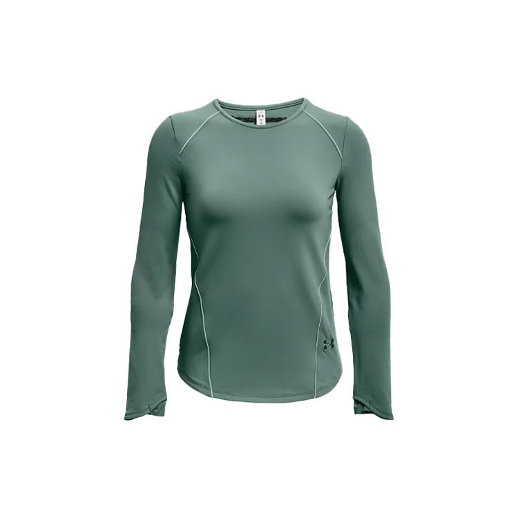 

Under Armour Infused Meridian Crew Long Sleeve T-Shirt Women tops Green 1360568-370 L