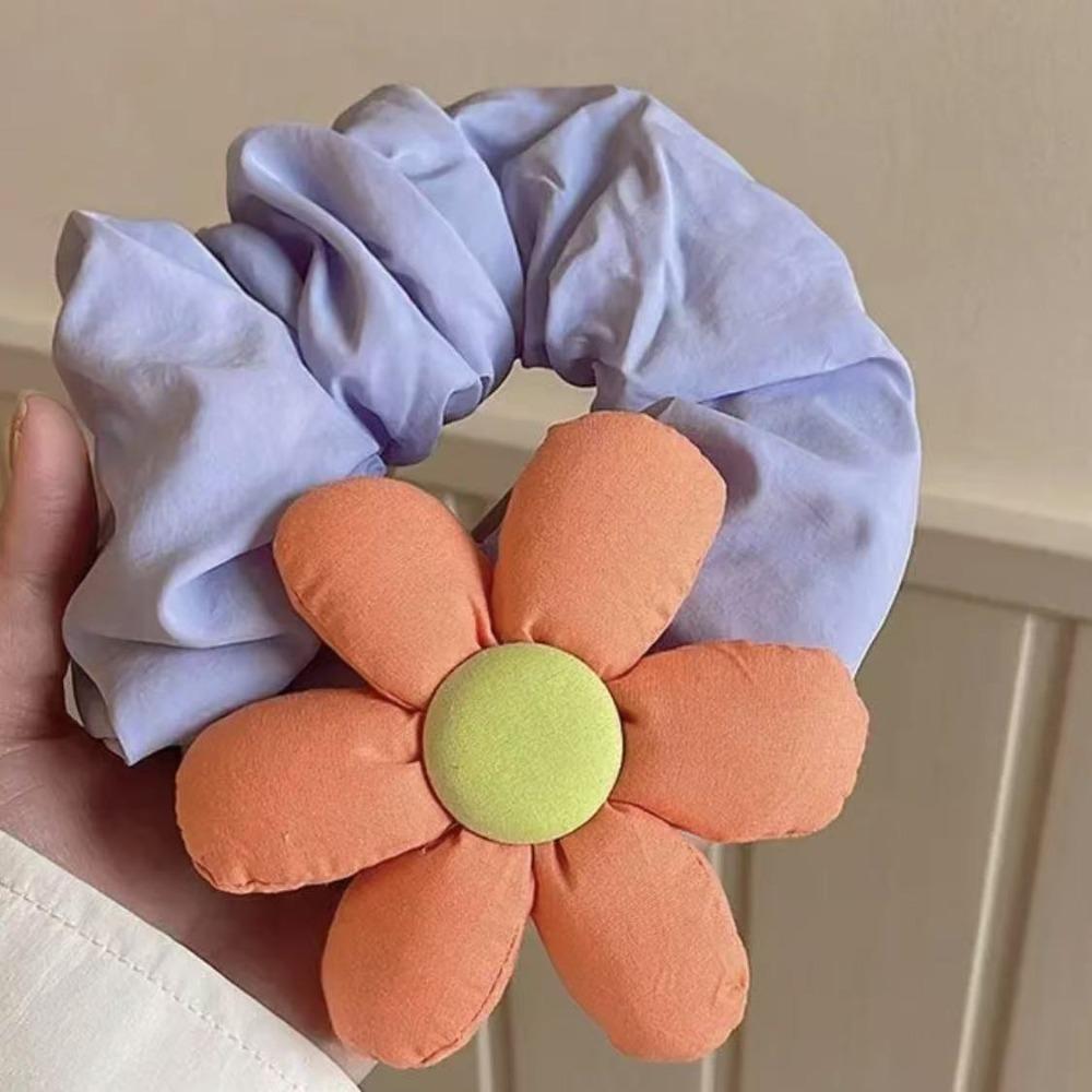 

Цветочные резинки для волос Эластичные резинки для волос Модные резинки-скранчи для женщин