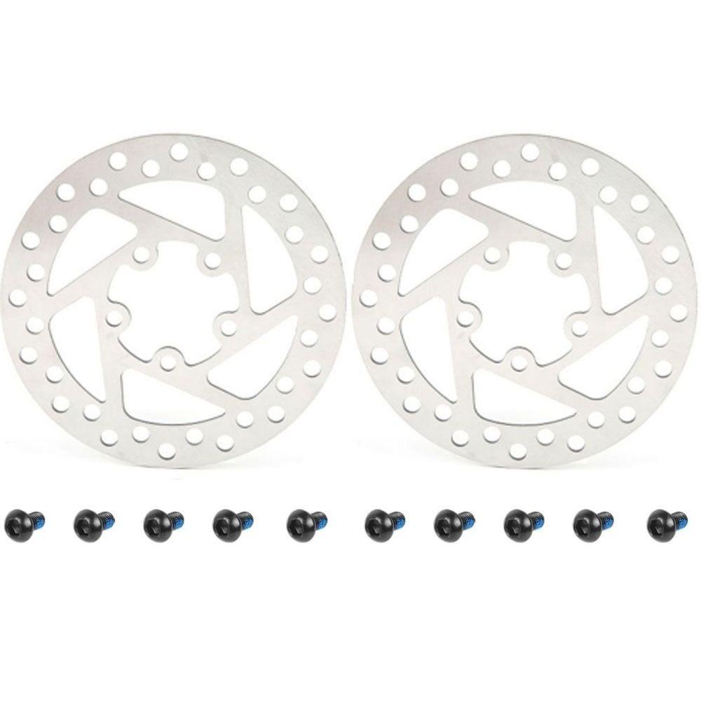 2 Pcs/Set 120mm Electric Scooter Brake Disc for Xiaomi M365 Pro Electric Scooter Replacement серебряный