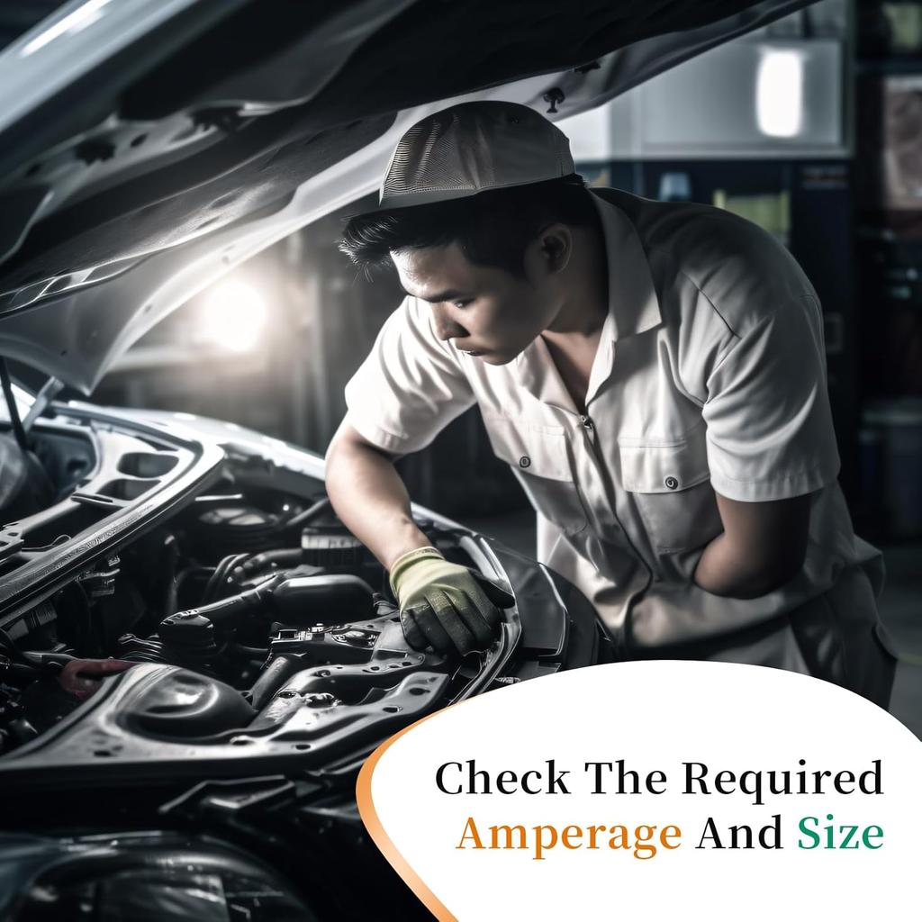 100Pcs 3 Amp Fuses HVAC ATC/ATO Stanbdard Fuse, 3A Car Fuse Blade for Automotive, Truck, Boat, Motorcycle