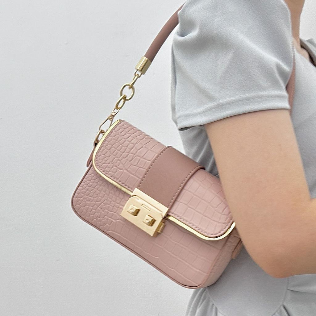 Simple and Elegant Small Square Bag Versatile Small Bag New Style Bag Women's Summer Chain One-shoulder Crossbody Bag