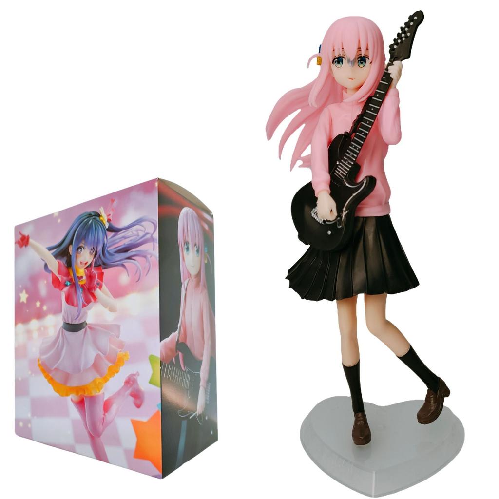 20cm Anime BOCCHI THE ROCK HITORI GOTOH Action Model Desktop Decorations Pvc Model Dolls Toys Hobbies Kawaii Girl Figure