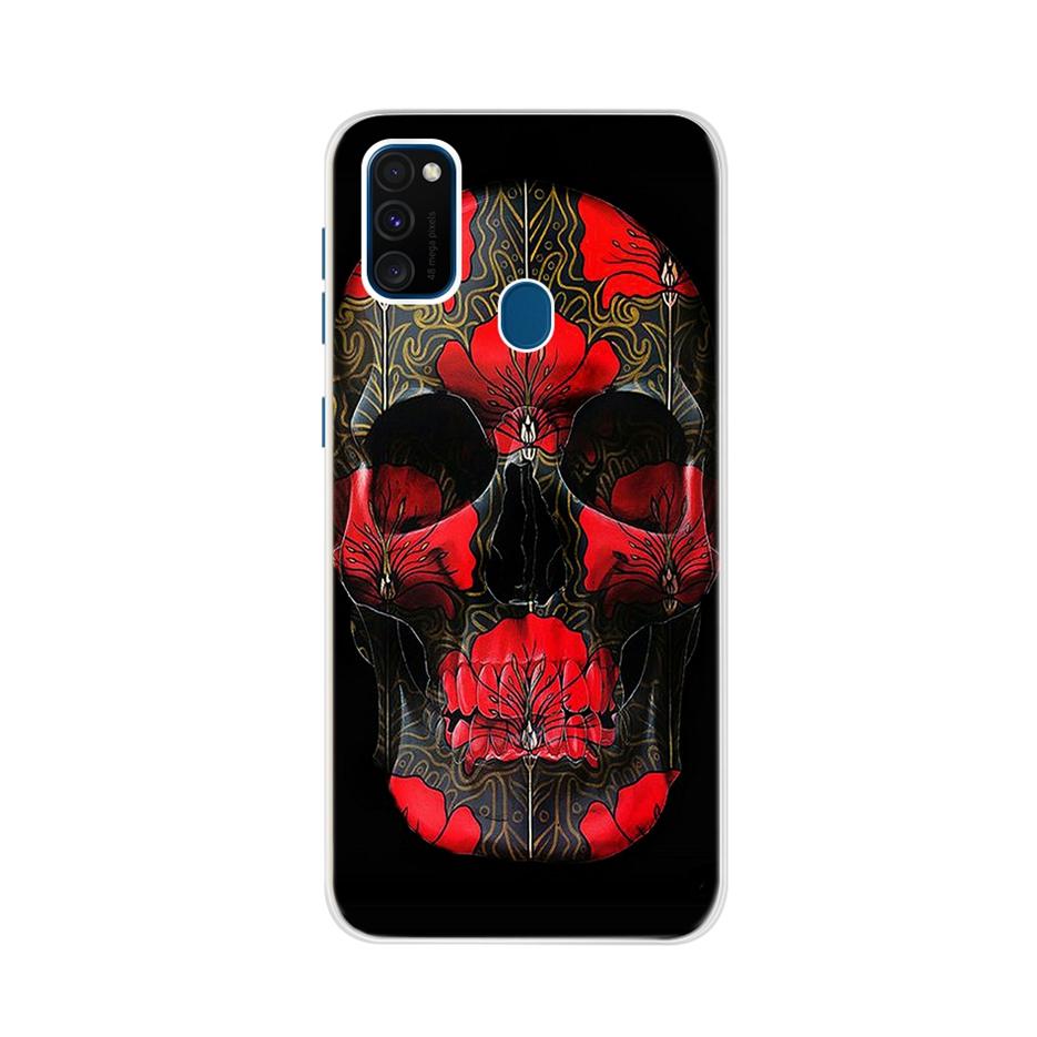 For Samsung Galaxy M21 Case Samsung M30s Soft Slim Cute Painted Phone Back Cover For Samsung M21 M 21 M215F Cases Bumper Fundas