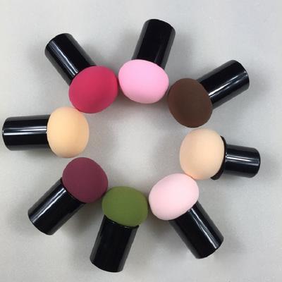 1 esponja de maquillaje, base facial, crema, cabeza de seta, esponja de maquillaje suave, herramienta de belleza