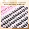 392 Pcs Eyelash Extension Kit Fluffy Eyelash Extension Kit With Lash Bond And Seal Lash Tweezers Thick Lash Clusters Wispy