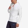Adidas Logo Print Sports Tennis Hoodie Men Tops White FU0072