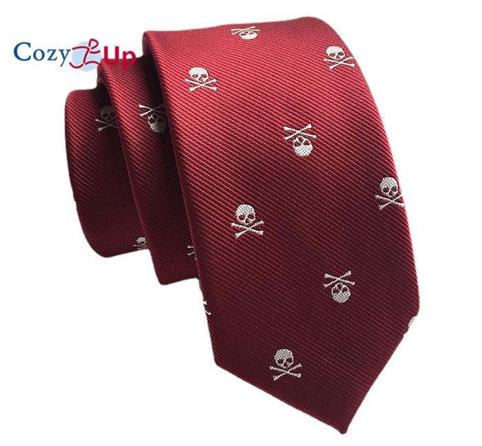 

2,36 модна краватка з головою черепа на Хелловін. Краватка на день привида