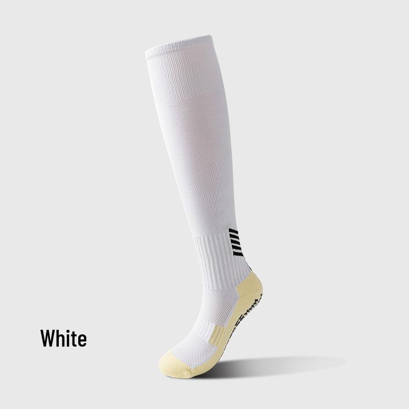 Men's Non-slip Towel Bottom Long Football Socks - Thickened, Breathable Sports Socks for Professional Adult Training