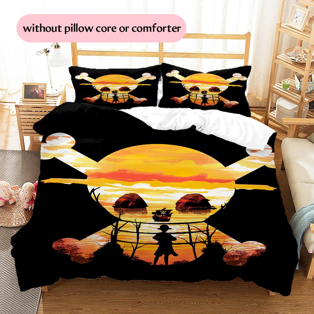 One Piece Dark Style Bedding Set Duvet Cover Pillowcase No Filler, Soft Home Bedroom Decor, Perfect Gift for Fans.chl