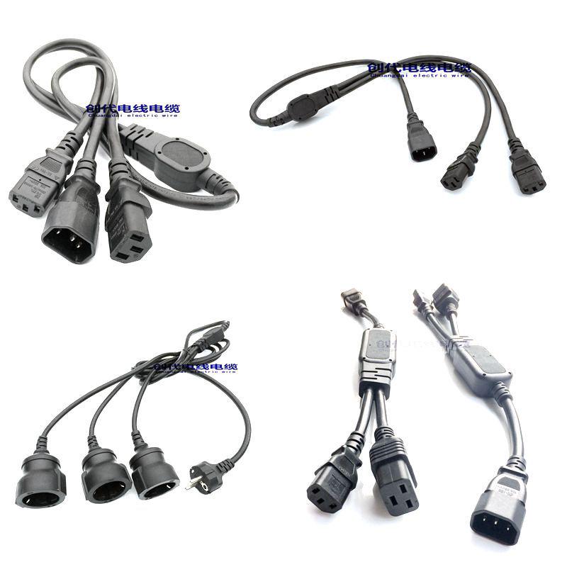 C13 Power Cord Splitter: 1-to-2/3/4/5/6 Tail Server Extension Cord
