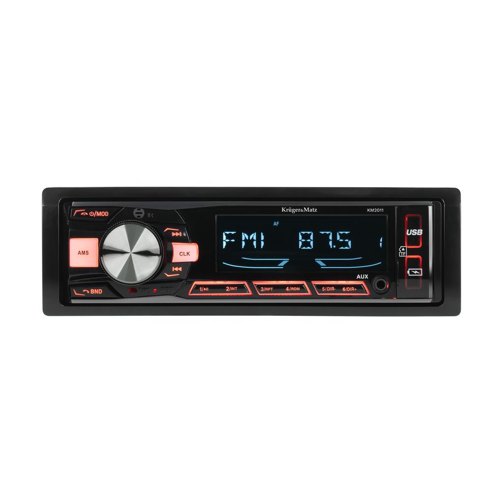 Kruger&Matz 1 DIN Bluetooth Car Radio USB AUX PILOT microSD
