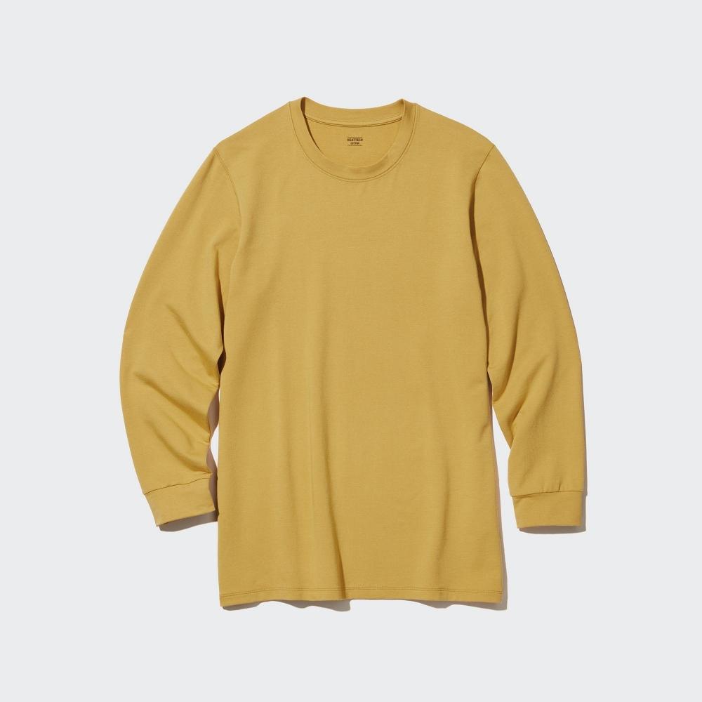 

Хлопковая футболка с круглым вырезом UNIQLO Heattech, часть 9, очень теплая