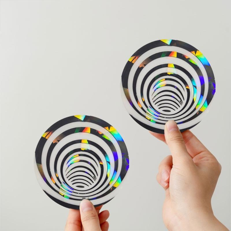 Untersetzer Holographische Silikonform DIY Runder Untersetzer Holographisches Laser Licht und Schatten Tassenuntersetzer Dekoration Harzformen