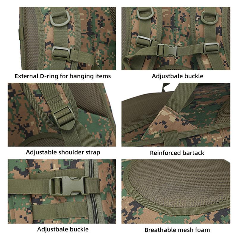 Rucsac tactic impermeabil pentru drumeții în aer liber, rucsac de camuflaj pentru bărbați, rucsac durabil