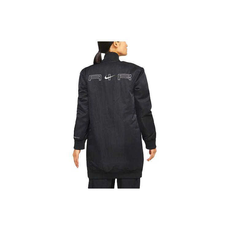 Nike Air Therma-FIT Synthetic-Fill Mid-Length Loose Warm Jacket Women Outerwear Black DD4641-010