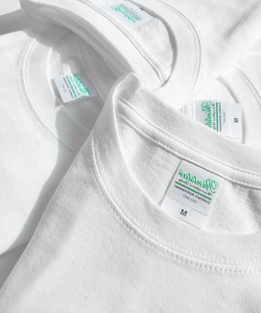 Peulinteuseuta [4Pack] 32-Count Basic Inner Light Short Sleeve T-Shirt