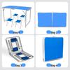 Portable Aluminum Folding Camping Table and 4 Stools Set