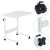 Height Adjustable Mobile Side Laptop Desk with Wheels Foldable Overbed Bedside Table Shipped from UK