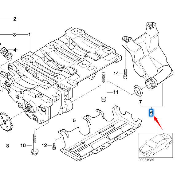 Intake Pipe for BMW 3 Series E46 - Part No. 11417500328