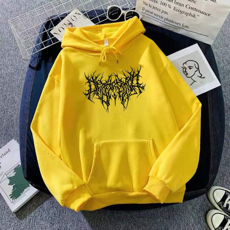 New Velvet Hoodie Sweatshirt Autumn and Winter Loose Couple Tops