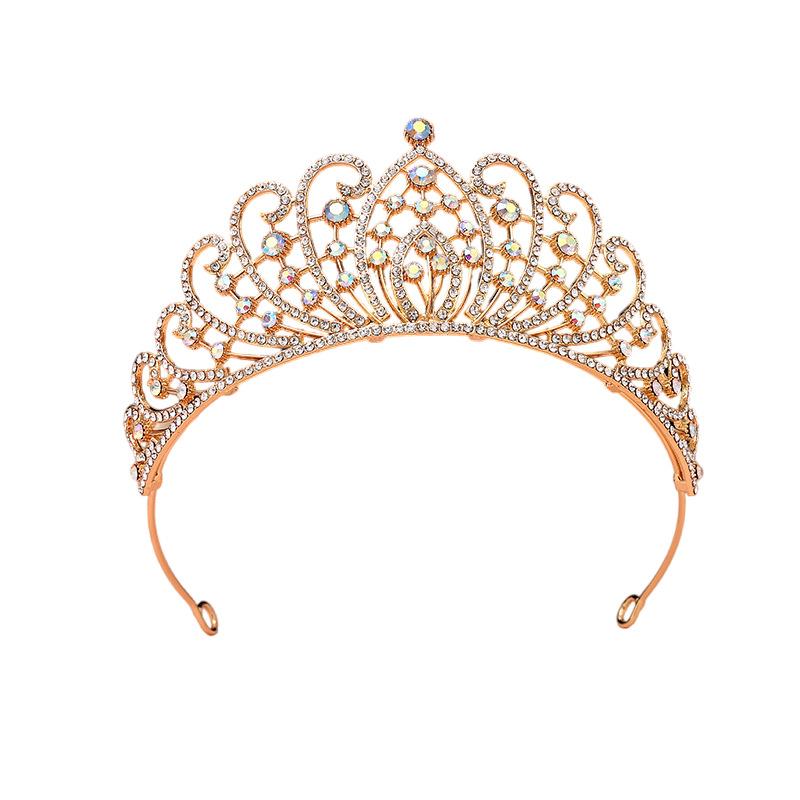 New Crown Tiara for Children Eighteen Year Old Coming of Age Ceremony Princess Crown Bestie Crown  Colored Diamonds