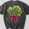 Vintage Radish Botanical T-Shirt: Antique Illustration, Comfort Colors Cotton Tee
