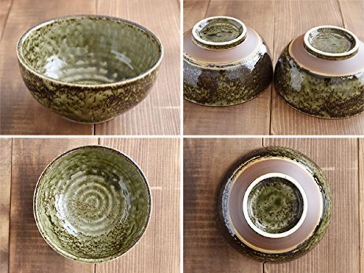 Tableware East Bowl (Large) 17cm Kiln Hen Irabo Japanese Tableware Bowl Donburi Bowl (Oribe)