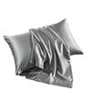 Soft Ice Silk Pillowcase Set 40s Cotton Modern Minimalist Bedding Home Sleep Comfort