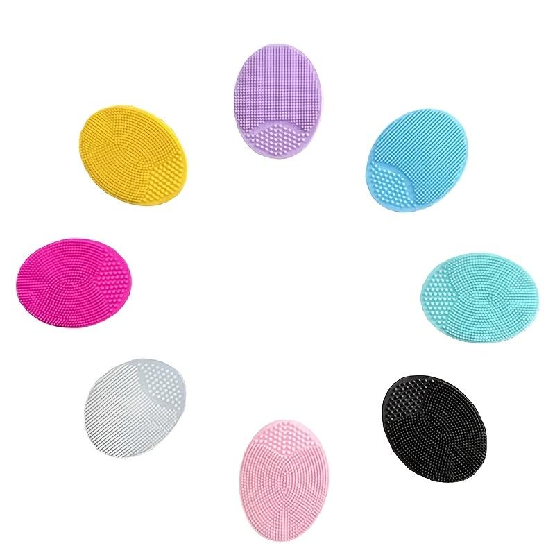 Soft Silicone Facial Cleansing Brushes - Fragrance-Free, Deep Exfoliation & Pore Cleaning for Acne-Prone Skin, Essential Face Care Accessories