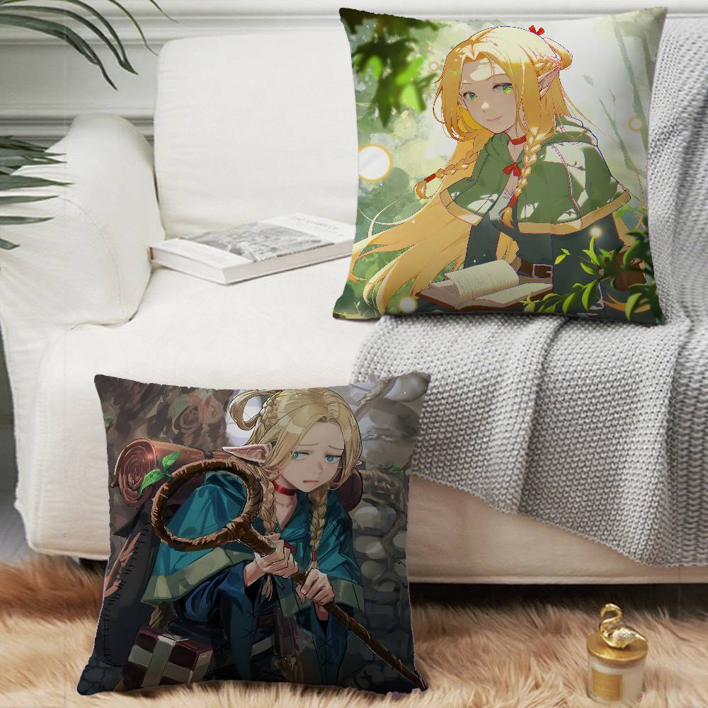 Anime M-Marcille Donato Kissenbezug Sofa Dekoration Zuhause Beidseitiger Druck Kurzer Plüsch Kissen Kissenbezug Weihnachtsgeschenk