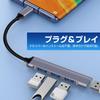 Besince USB To USB USB Up To 5Gbps Data Transfer Compatible with USB USB X USB X 3 USB USB Type C Docking Station Hub, Type-C 3.0 (1 Port), 2.0 (3