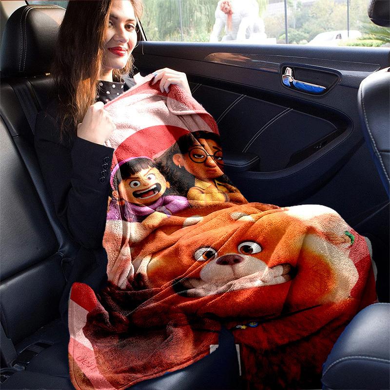 1 Stück, "Home Decor Roter Panda Decke Perfekt für Sofa, Schlafzimmer, Wohnzimmer, Reisen, Camping"