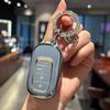 Tpu Car Key Case Cover Key Fob Cover Keyring For Honda Civic 11Th Gen Ve-1 Accord   Accord Vezel Pilot Freed Crv