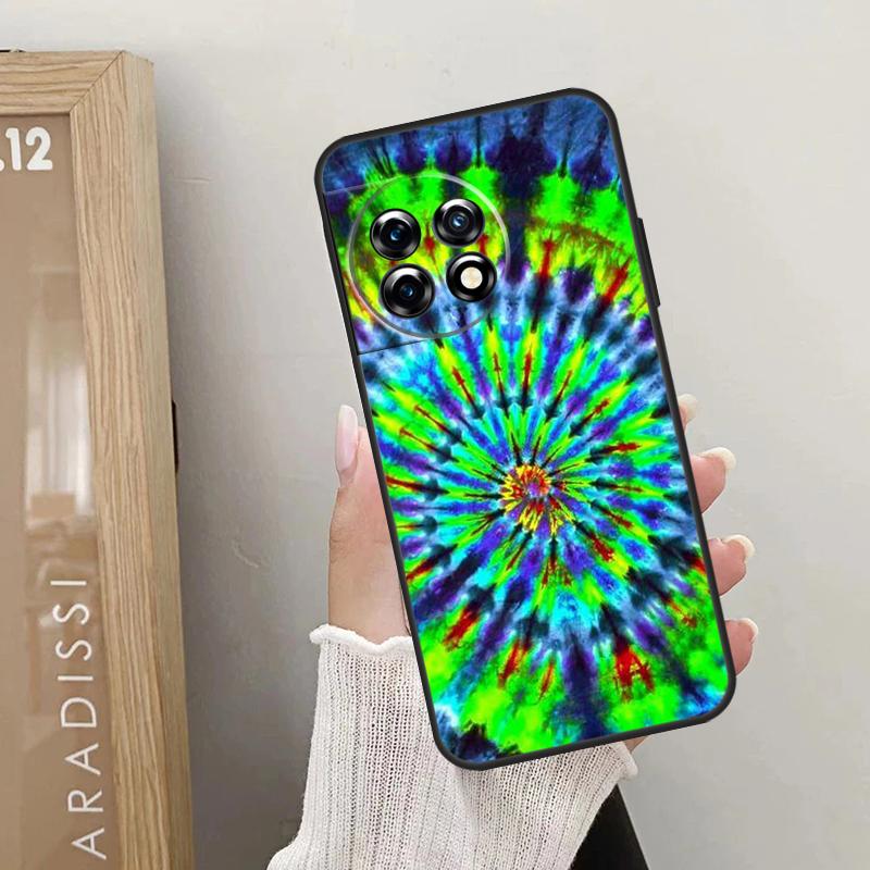 Trippy Tie Dye Hippie Art Case For OnePlus Nord 5 CE 3 4 Lite N20 N30 OnePlus 13T 13R 12R 10T 10R 10 11 12 13 15 Cover