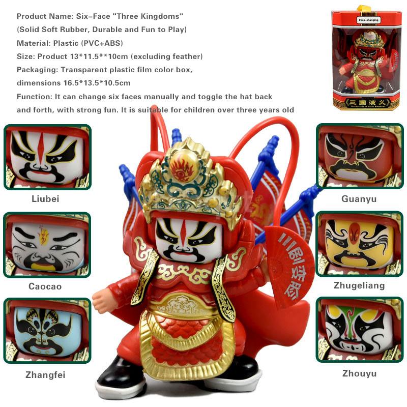 Doll ornament Masked Doll Sushi Tourist souvenirs children's gift Chinese traditional doll Face-changing in Sichuan Opera