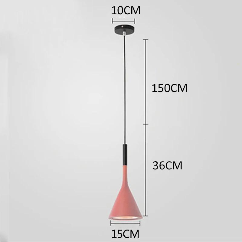 Nordic Modern Led Pendant Lights Kitchen Bars Home Bedroom Dining Table Hanging Lamp Cafe Indoor Lighting Living Room Decoration