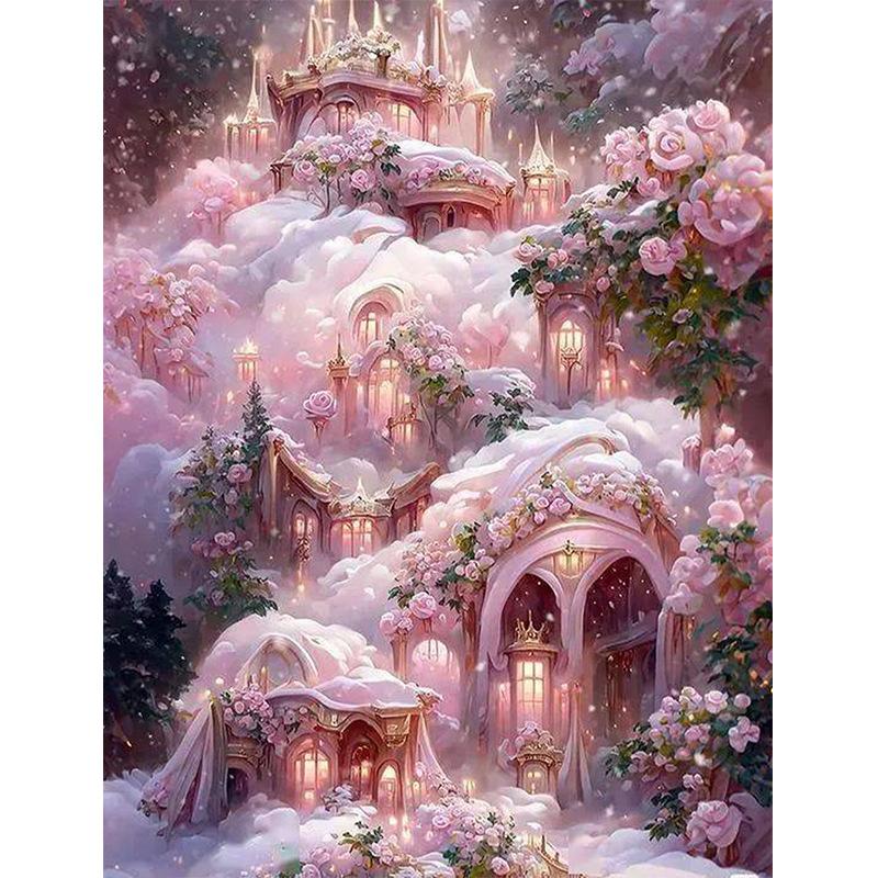 5D Diamond Painting, Flower Animal Sticker Diamond Cross Stitch Decorative Painting