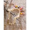 Yhpup Stylish Unique Handmade Jewelry Glass Imitation Stone Beads Chain Resin Bikini Doll Drop Creative Necklace Accessories