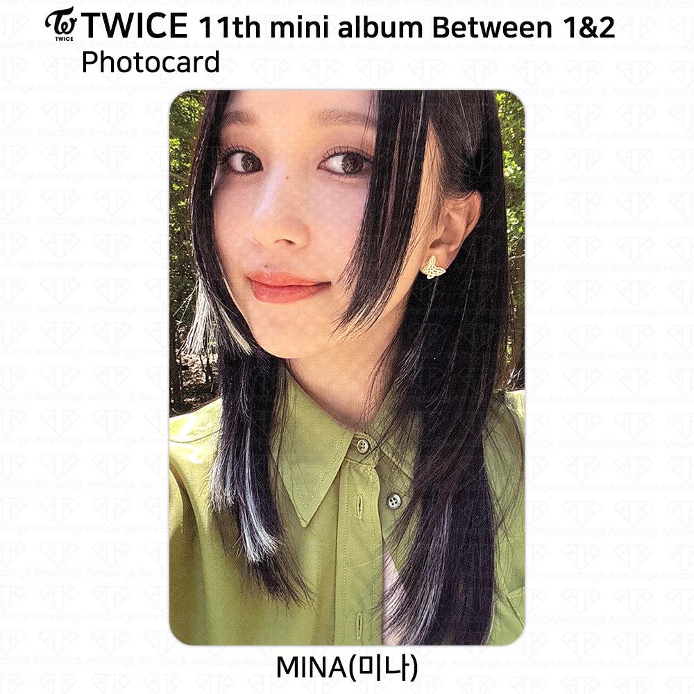 

TWICE 11-й мини-альбом между 1 и 2 Мина, фотокарточка, открытка, наклейка Polaroid POB Photocard - #04