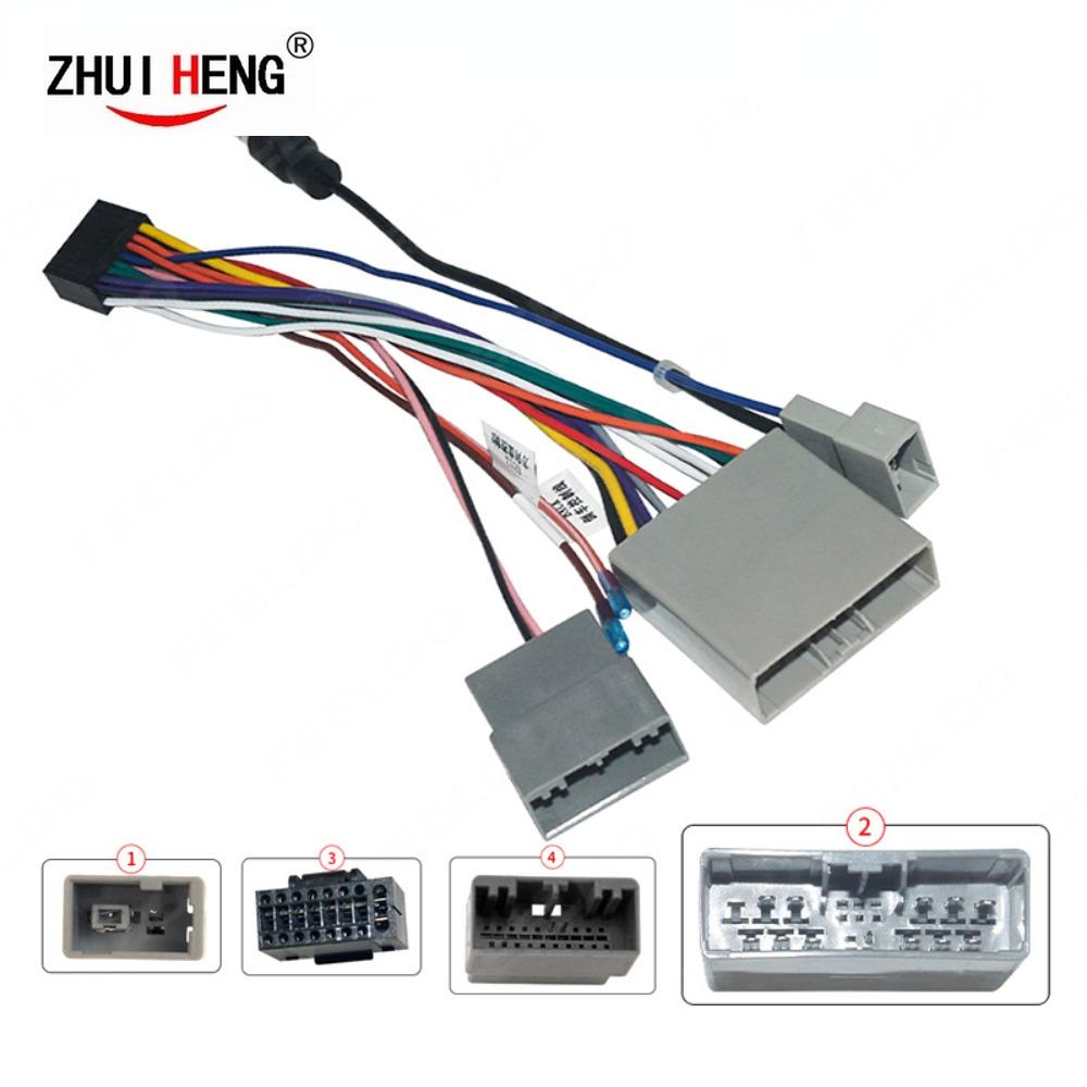 Car Radio Stereo Wiring Harness Connector Adapter 16 Pin for Honda CRV for BRV for HRV Power Cable Terminal Connector