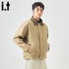 Men's Relaxed Fit Cotton Lapel Jacket