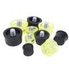 1 Pair Of Double Face Tap Rubber Hammer Head 25Mm 30Mm 35Mm 40Mm 45Mm Yellow Black Hammer Replacement Striking Head