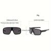 1pc Men Sports Glasses for Hiking, Climbing, and Daily Wear - PC Lenses and Frame, Full Frame, Fashionable Outdoor Eyewear