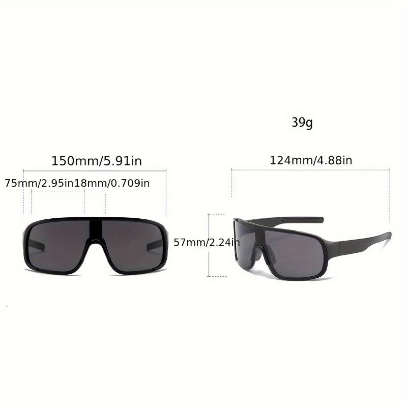 1pc Men Sports Glasses for Hiking, Climbing, and Daily Wear - PC Lenses and Frame, Full Frame, Fashionable Outdoor Eyewear