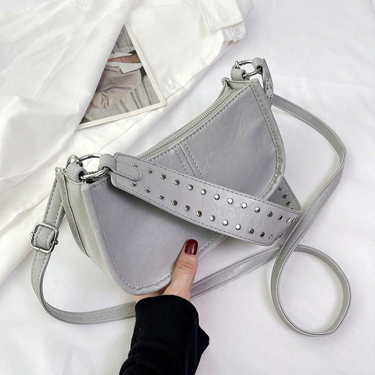 Minimalist Wide Shoulder Strap Square Bag For Women Fashion Solid Sequin Girls Small Wallet Textured One Shoulder Crossbody Bags