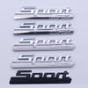 Metallic Car Sports Line Fender and Trunk Badge Stickers Car Sport Logo for