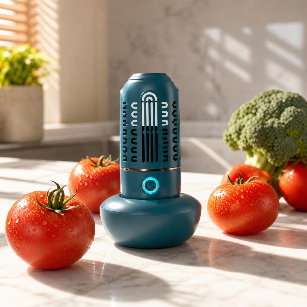 Capsule and Vegetable Cleaner Machine - Kitchen Food Washing for Home Use