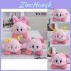Adorable Plush Star Kirby Keychain Backpack Toy Cute Gift For Kids And Collectors